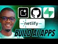 Create & Deploy AI App For FREE | Google AI Studio + Github + Supabase + Netlify