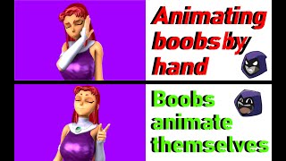 [SFM Tutorial] DAZ 5 Jiggle Bones Sync to clothes @lordaardvark8156​