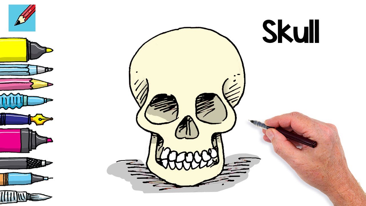 Skull Drawing For Kids