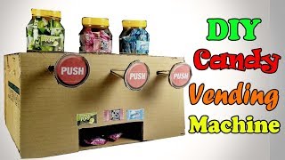 DIY Candy Dispenser Machine From Cardboad | How to Make Multi Candy Vending Machine At Home