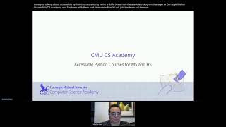 CMU CS Academy Accessible Python Courses for MS and HS
