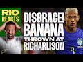 Banana Thrown At Richarlison During Brazil vs Tunisia, DISGRACE! - Rio Reacts.