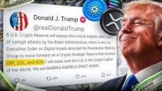 DONALD TRUMP:DÜŞÜŞE ALDANMAYIN! 70 SAAT İÇİNDE; XRP'Yİ 22$, ADA'YI 4$, SOL'U 650$'A YÜKSELTECEĞİM🔥