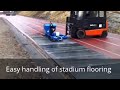 handling stadium flooring consert ground protection