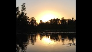 Lilla Villa Holmsjö - Abendliche Bootsfahrt auf dem Kroksjön-See