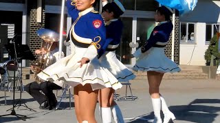 神奈川県警察音楽隊カラーガードの皆さん 250111 110番の日イベント①