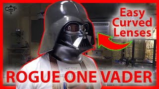 Making curved Lenses!. Star Wars 3d Printed Rogue One Darth Vader Costume Build... Part 11!