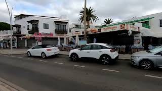 LANZAROTE SPAIN - NOT A Bright BLUE Day for PUERTO DEL CARMEN