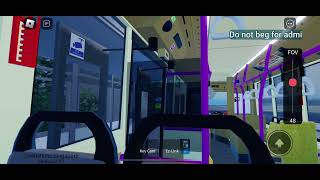 Scania K230UB doors open and closing|Dawnshore,Singapore (Roblox)