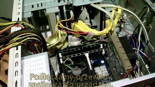 Wymiana zasilacza w komputerze PC. Replacing the power supply in your PC.