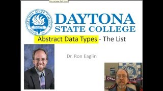 Data Structures - Abstract Data Types - The List