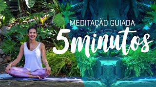 MEDITAÇÃO GUIADA 5 MINUTOS | RÁPIDO E EFICAZ, BOM DEMAIS