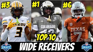 The TOP 10 WRs in the 2025 NFL Draft