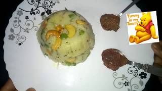 Upma tasty \u0026 crunchy cashew  upma sooji బాంబే రవ్వ తో రుచికరము గా క్రన్ఛీ*జీడిపప్పు ఉప్మా*అదిరిపోతుం