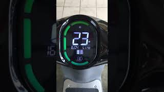 Gogoro 2Plus更新後的低速提醒。