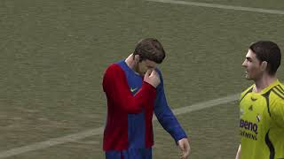 PES6 ML GamePlay Barcelona 1-1 Real Madrid