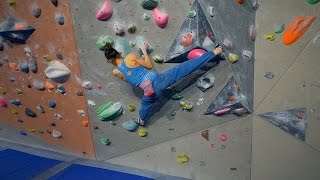 Kajsa Is Having A Great Bouldering Session!