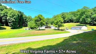 West Virginia Farms For Sale | $315k  | West Virginia Land For Sale | Free Unlimited Gas | Gas Well