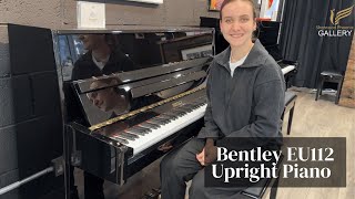 Bentley EU-112 Upright Piano Black Gloss | Review \u0026 Demo | Sherwood Phoenix Gallery