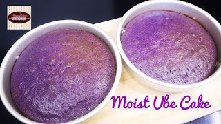 Super Moist Ube Cake (No Mixer) | A Baking Recipe