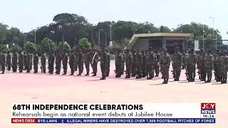 68th Independence Celebrations: Rehearsals begin as national event debuts at Jubilee House