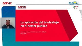 Webinar: Aplicación del teletrabajo en el sector público