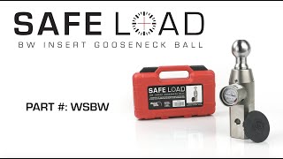 Safe Load BW Insert Gooseneck Product Video - Weigh Safe