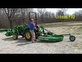 Removing Frontier RC2060 Rotary Cutter from John Deere 2032R