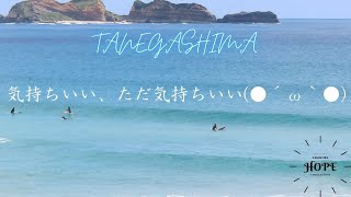 美しい海、透明な波、ただただ気持ちいい(●´ω｀●)