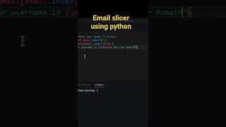 How to create an Email slicer using python 💥💥😎 #coding #python