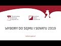 Studio Wyborcze PKW: Wybory do Sejmu i Senatu 2019 - konf. 13.10.2019 godz. 13:30 (j. polski migowy)