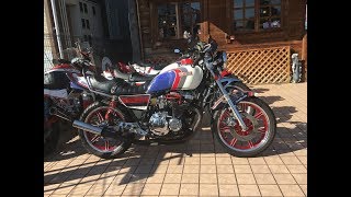 美人ライダー　可愛い娘さん　YAMAHA XJ400ミーティング　千葉県　成田　4G0　ヤマハ・XJ400の集まり