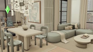 European Airbnb Apartment Renovation | The Sims 4 Speed Build | 1312 21 Chic Street