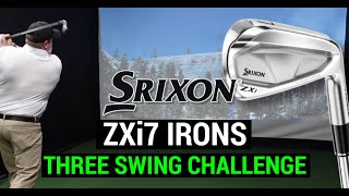 Testing the Srixon ZXi7 Irons | THREE SWING CHALLENGE