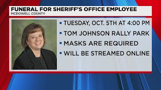 Funeral for McDowell County Sheriff's Office employee