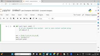 Recursive Bubble Sort