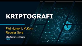 04 Kriptografi | Kriptografi Klasik Part 1