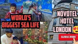 London 😍 Part-2 // World's Biggest Aquarium// 5 Star Hotel In London 😍 // Novotel London