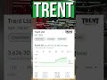 trent share jumps 19.48% trent share latest news trent q3 results 2024 trent tata sharemarket