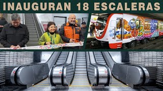 Mantenimiento de escaleras eléctricas en toda la red del metro