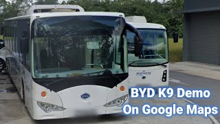 BYD K9 Demo on Google Maps