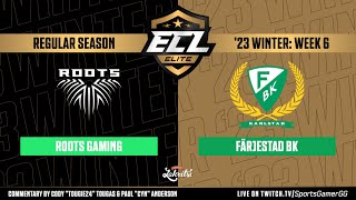 ECL Elite Winter '23 HIGHLIGHTS | Roots Gaming vs. Färjestad BK - NHL 23 EASHL 6s Gameplay