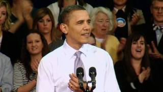 President Obama Speaks about Health Reform in Iowa City