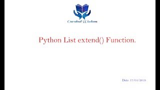 35-Python List extend() Function