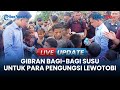 🔴LIVE UPDATE | Gibran Kunjungi Pengungsi Lewotobi, Bagikan Susu ke Warga yang Menunggu Sejak Pagi