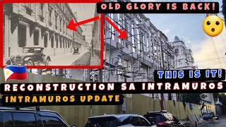 Rebuilding Intramuros! Reconstruction at Restoration ng mga Historical Building Puspusan na! 🇵🇭