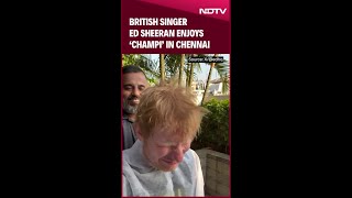 Ed Sheeran India Tour | British Singer Ed Sheeran Gets 'Champi' In Chennai