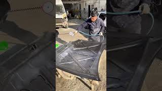 Kaput içi boyama sizce hangi araca ait #india #automobile #diydetail #detailes #satisfying