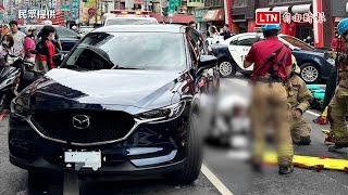 台南孕婦駕車撞上母女行人！母捲車底受傷、3歲女童不治（民眾／警方提供）