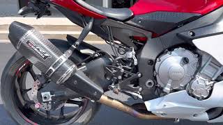 2015 Yamaha R1 full Yoshimura exhaust! Mintmotorcycles.com